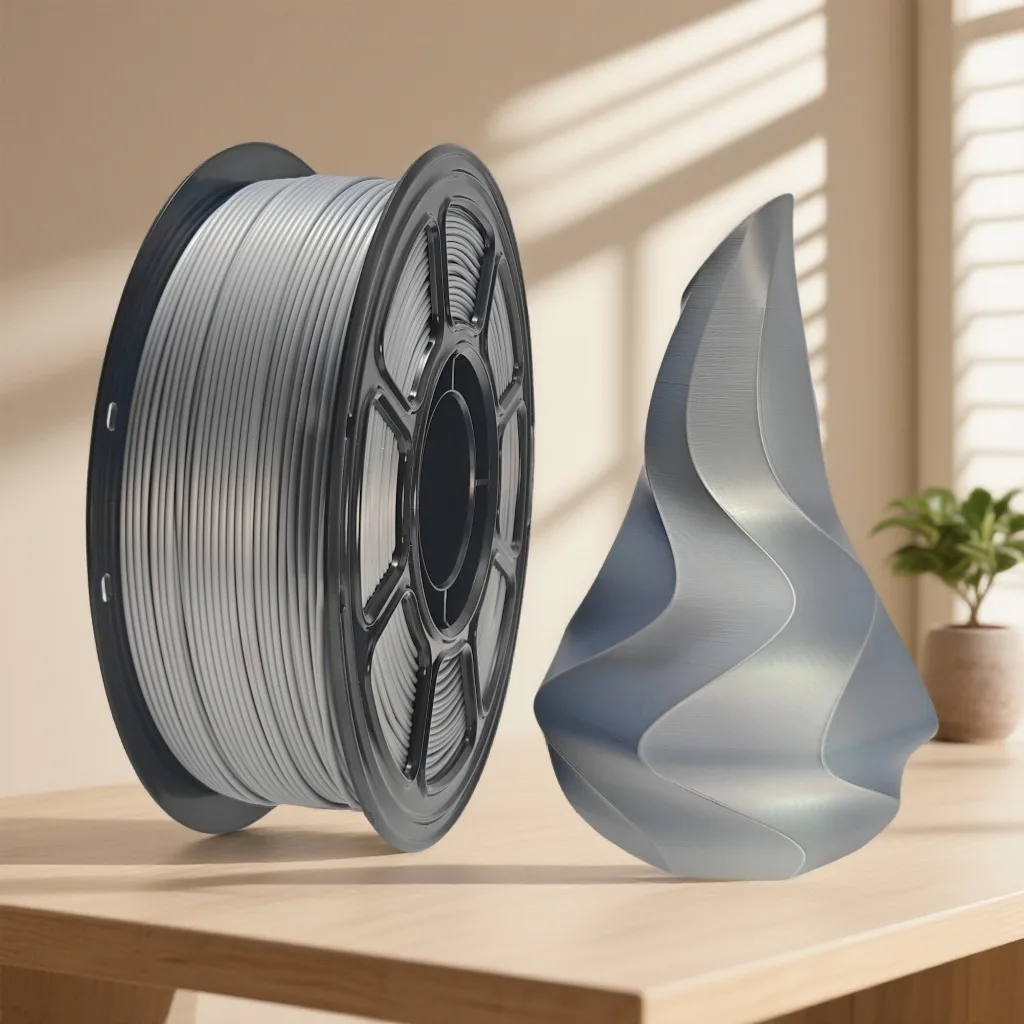 PLA + Silk Silver