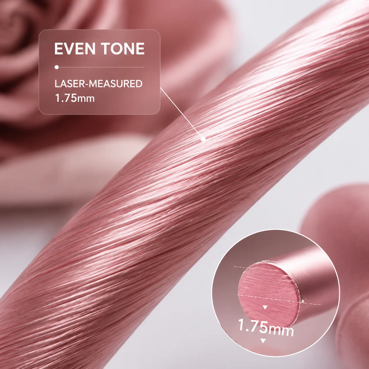 Silk PLA Pink 1.75mm 1kg — Product Images
