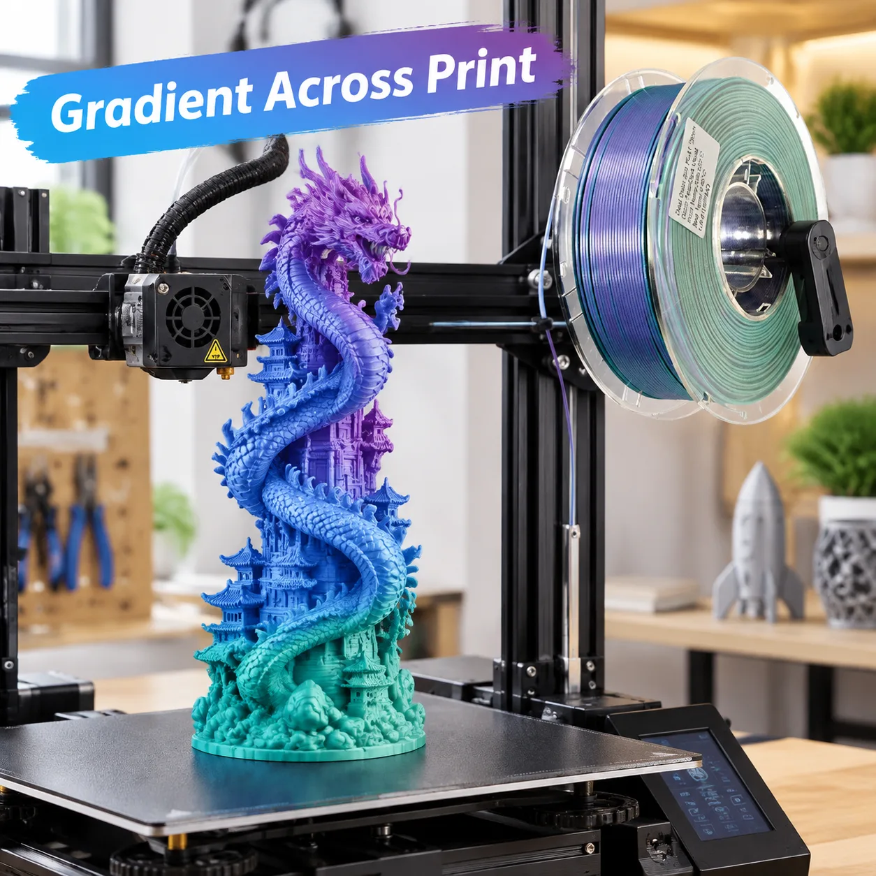 Silk PLA Filament 1.75mm — Product Images