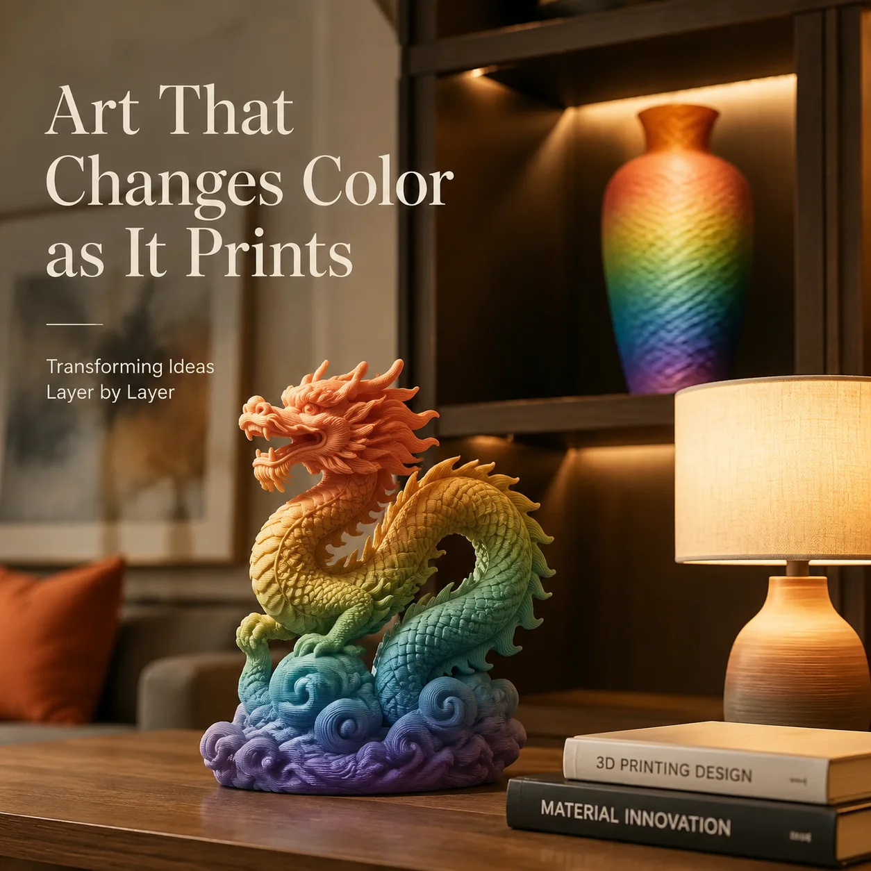Silk PLA Dual Color 1.75mm 1KG — Scene