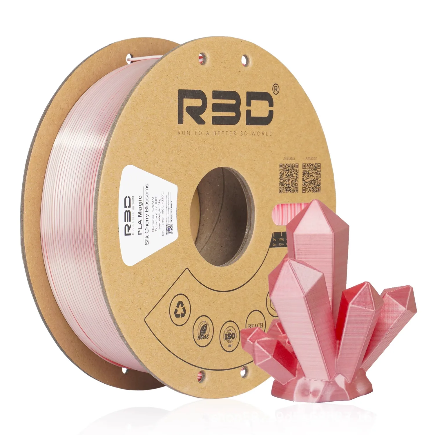 Silk PLA Dual Color 1.75mm 1KG
