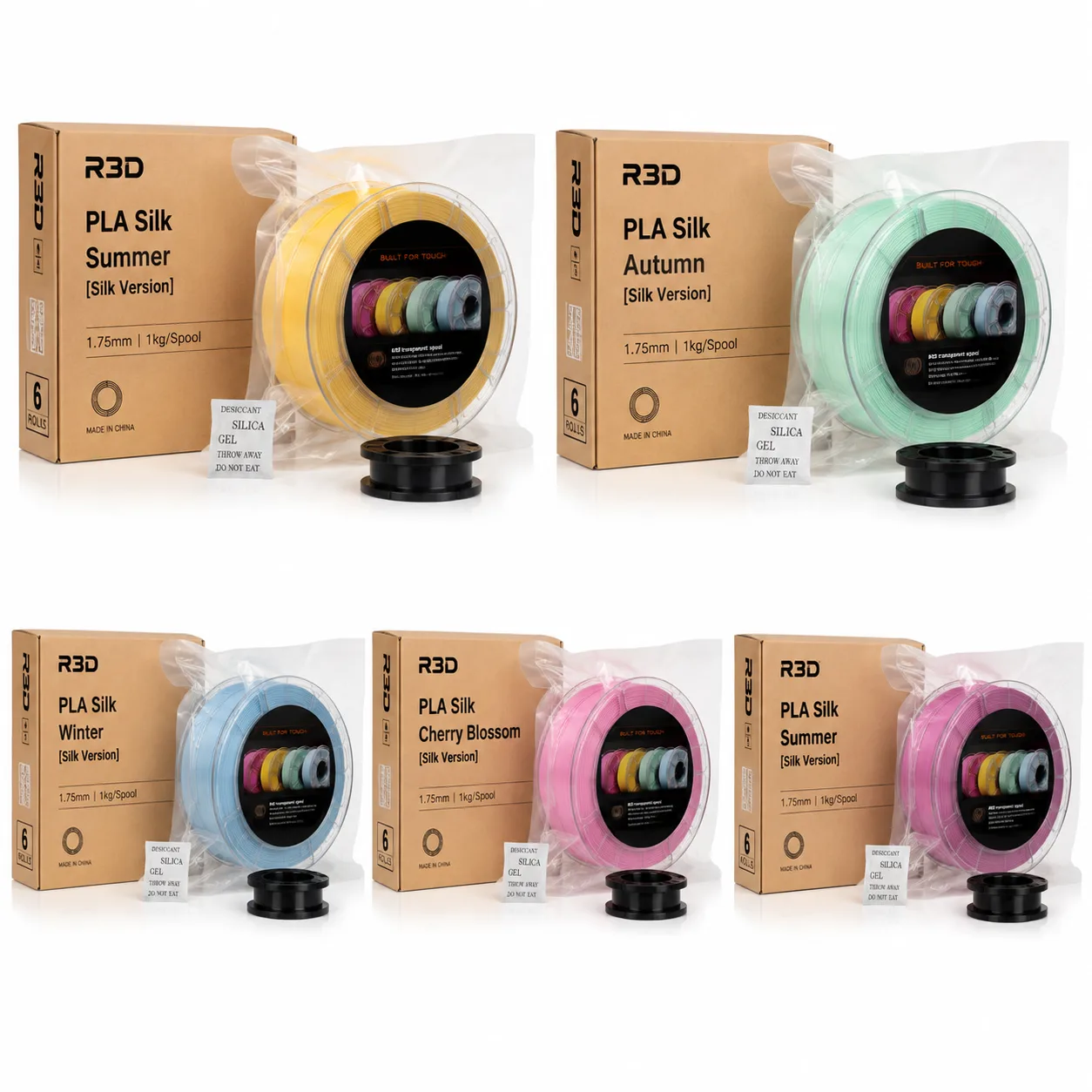 Silk PLA Dual Color 1.75mm 1KG — Product Images