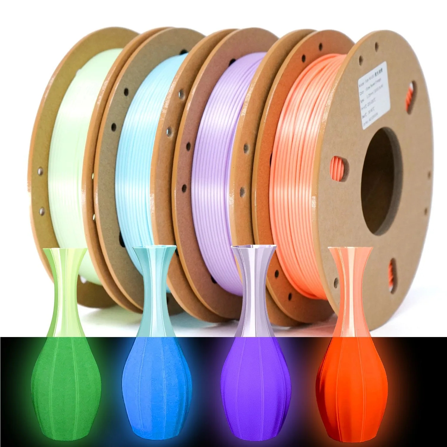 Glow PLA Combo Pack4