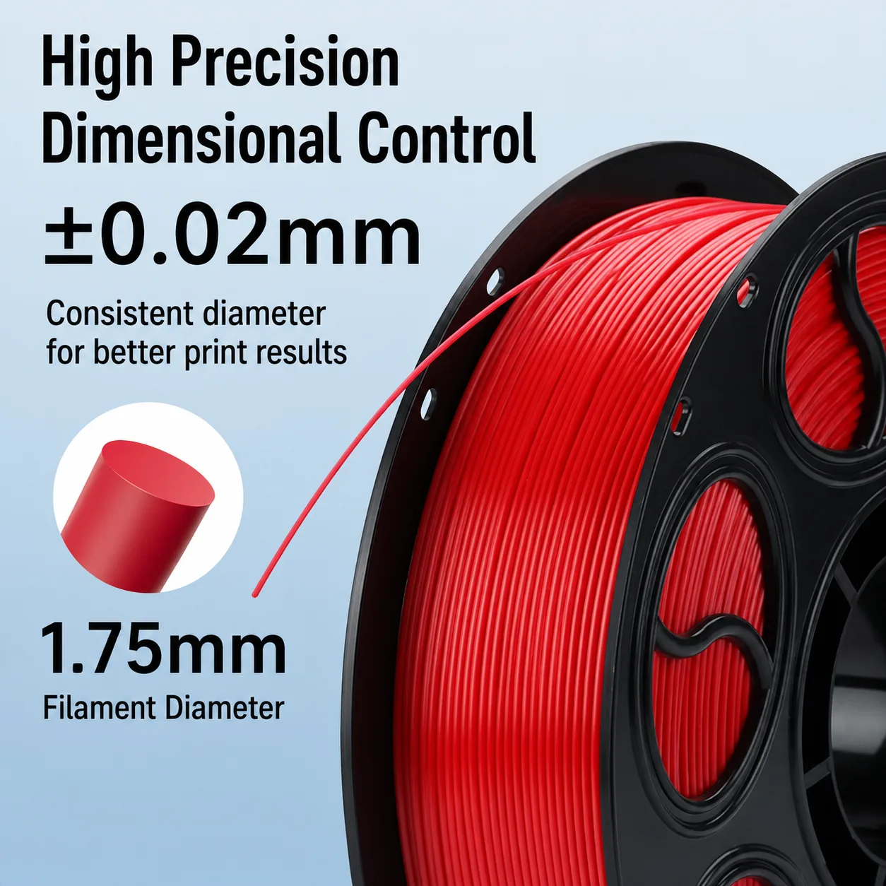 Silk Yellow PLA Filament 1.75mm 1kg Shiny Metallic Finish — view 3