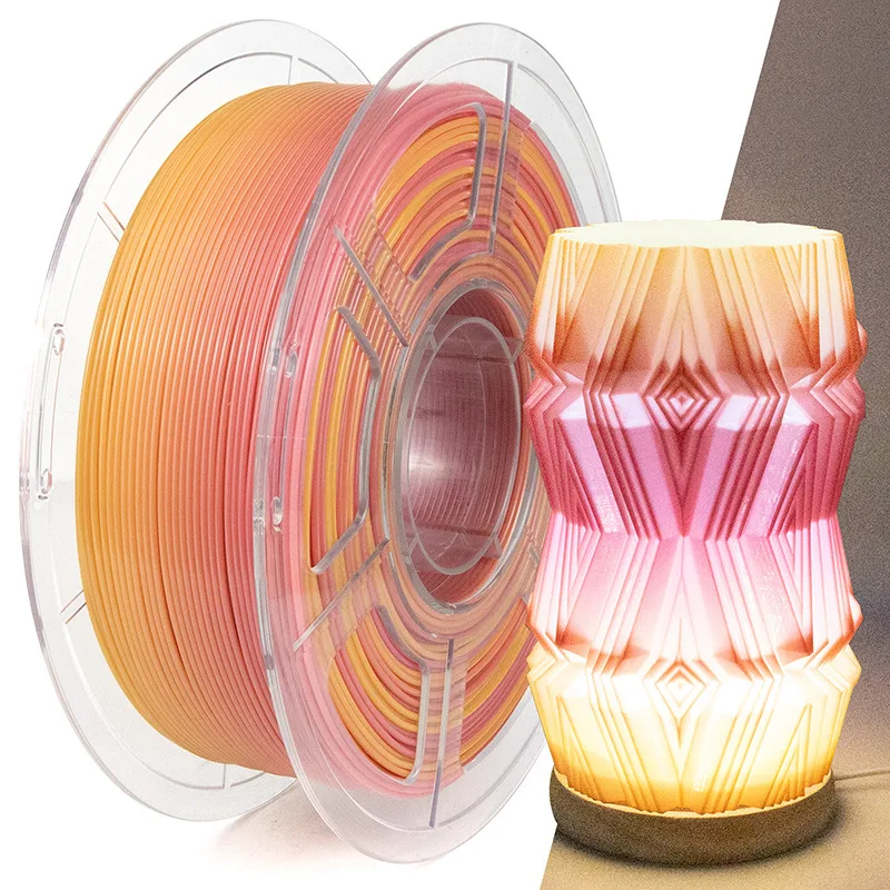 PETG Translucent Gradient Pink Yellow