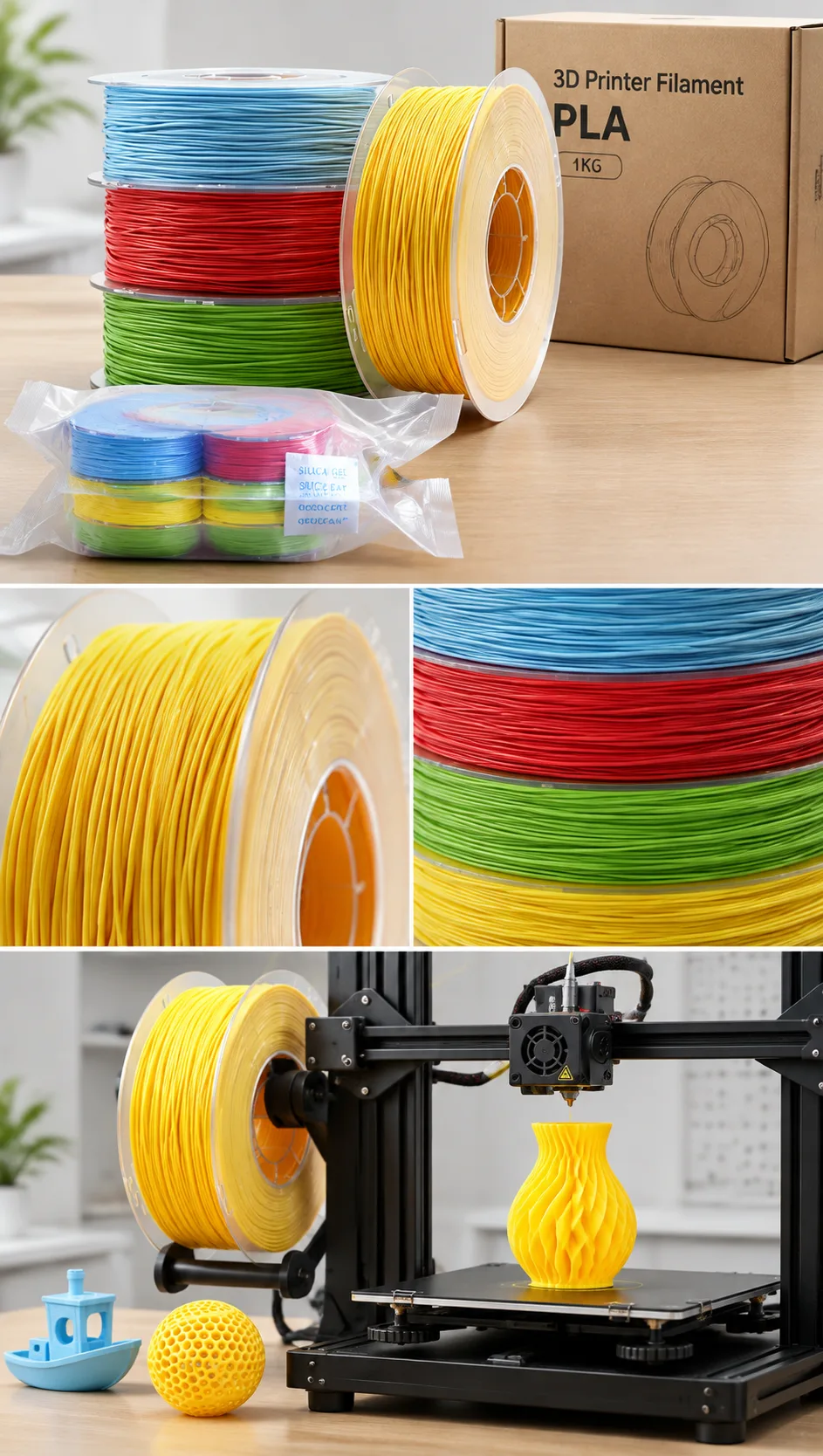 Yiqiu3D Toson TPU 95A Filament 1.75mm 0.8kg Flexible Matte Insole Shoe Sole — Close-up