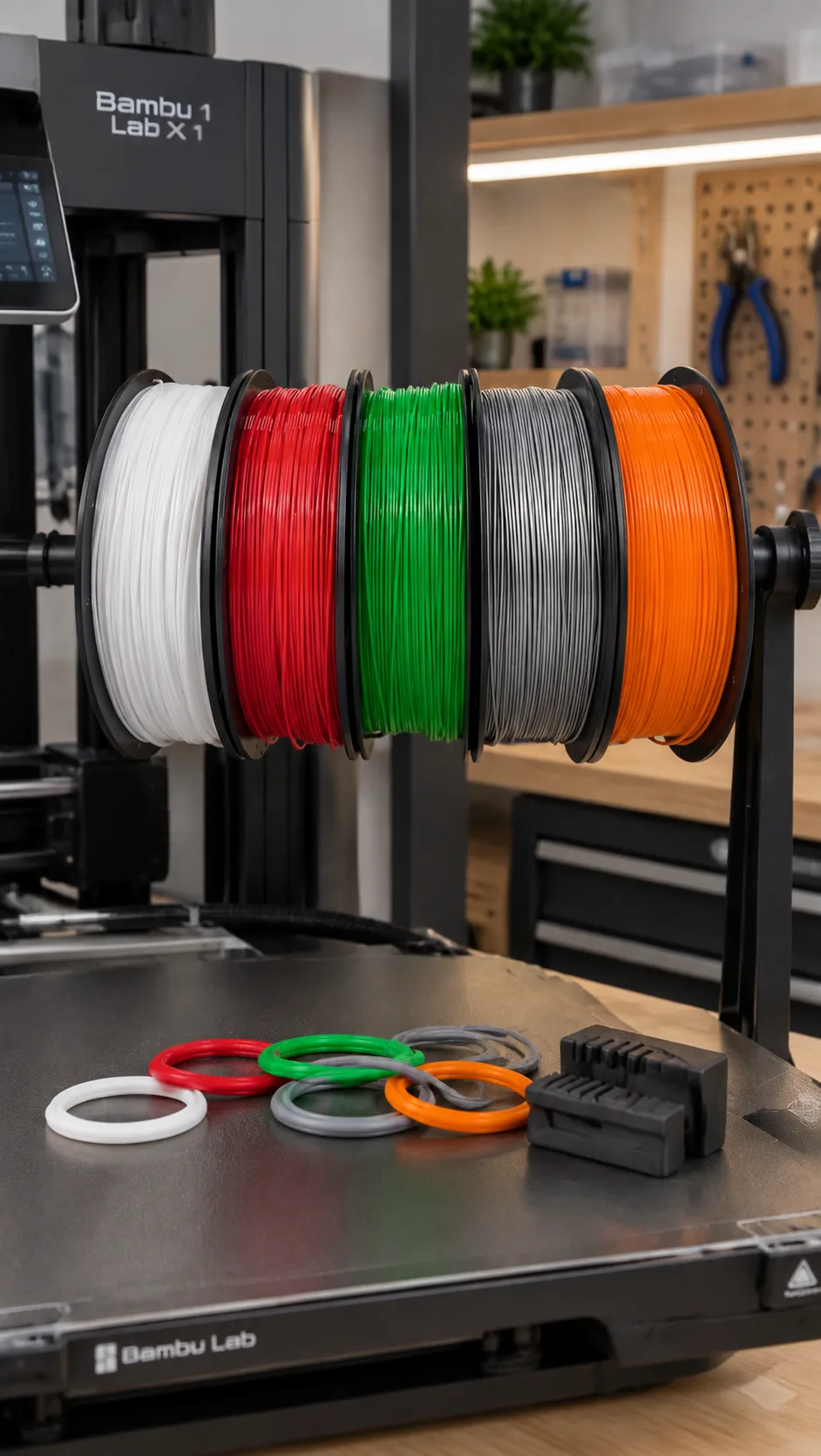 TPU 95A Filament Flexible 1.75mm 1kg Yiqiu3D — Scene