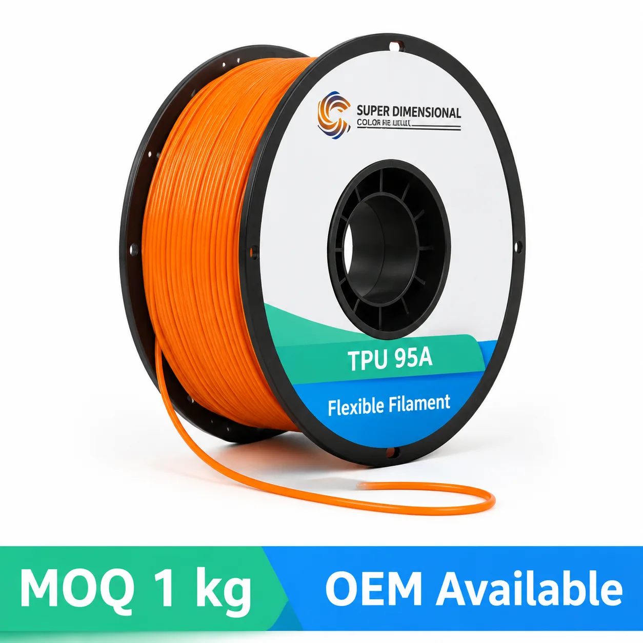 TPU 95A Filament Flexible 1.75mm 1kg Yiqiu3D