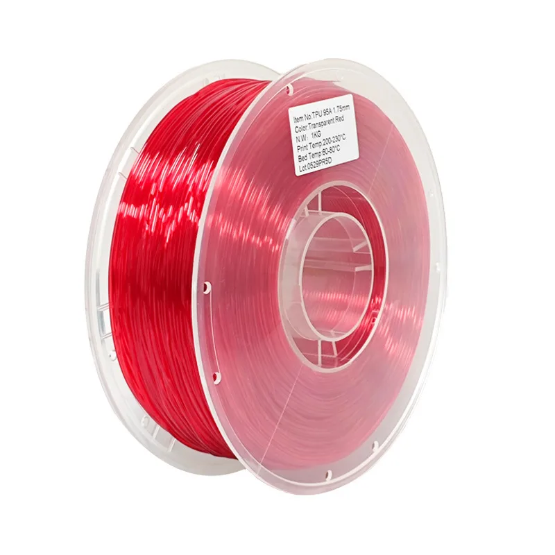 95 A TPU Transparent Red /roll