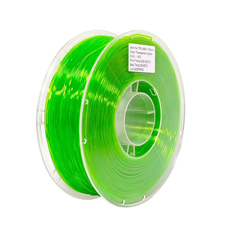 95 A TPU Transparent Green /roll