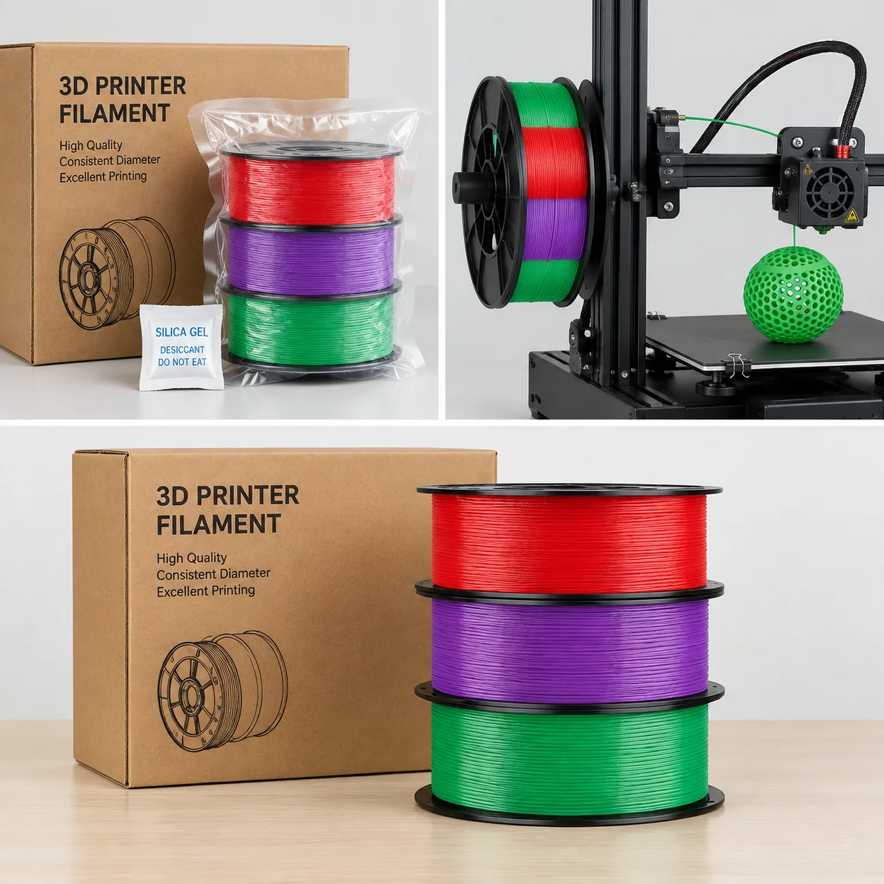 TPU Filament 1.75mm Flexible — Product Images