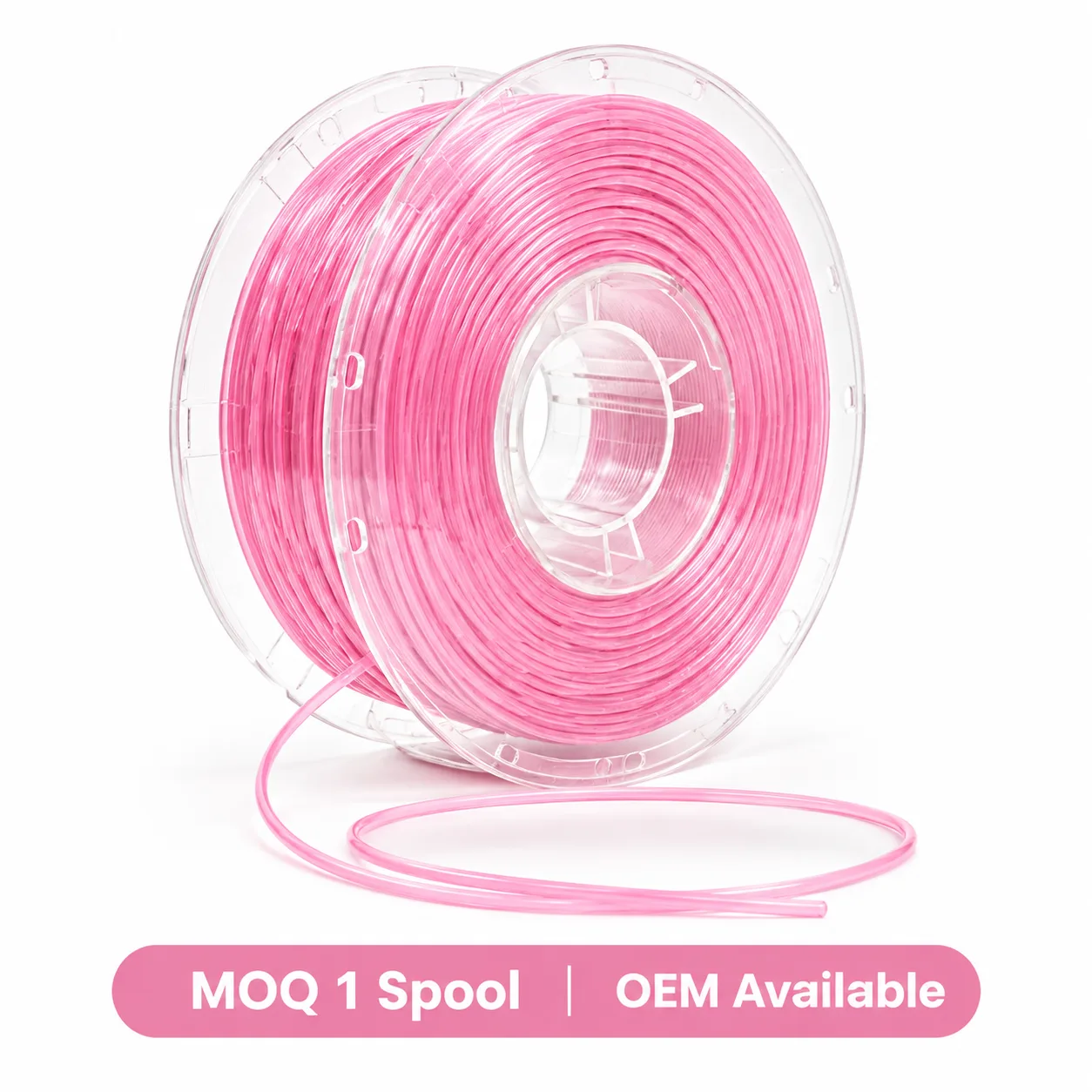 Transparent PETG Filament 1.75mm Crystal Clear Ice Blue Teal
