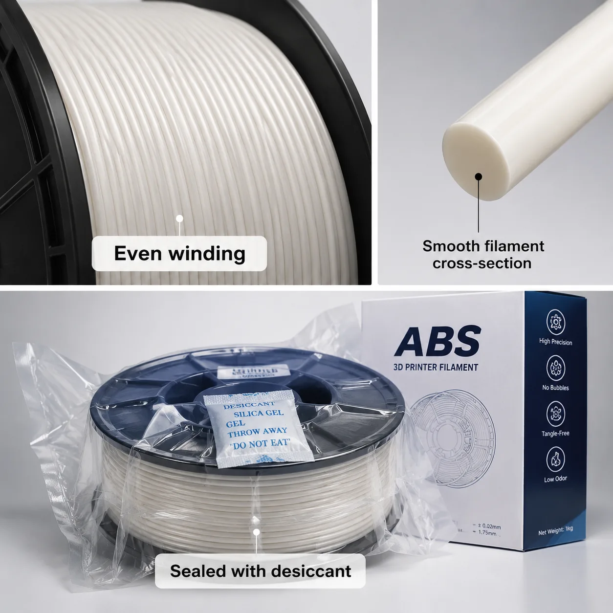 Value ABS Filament 1.75mm High Impact — Close-up