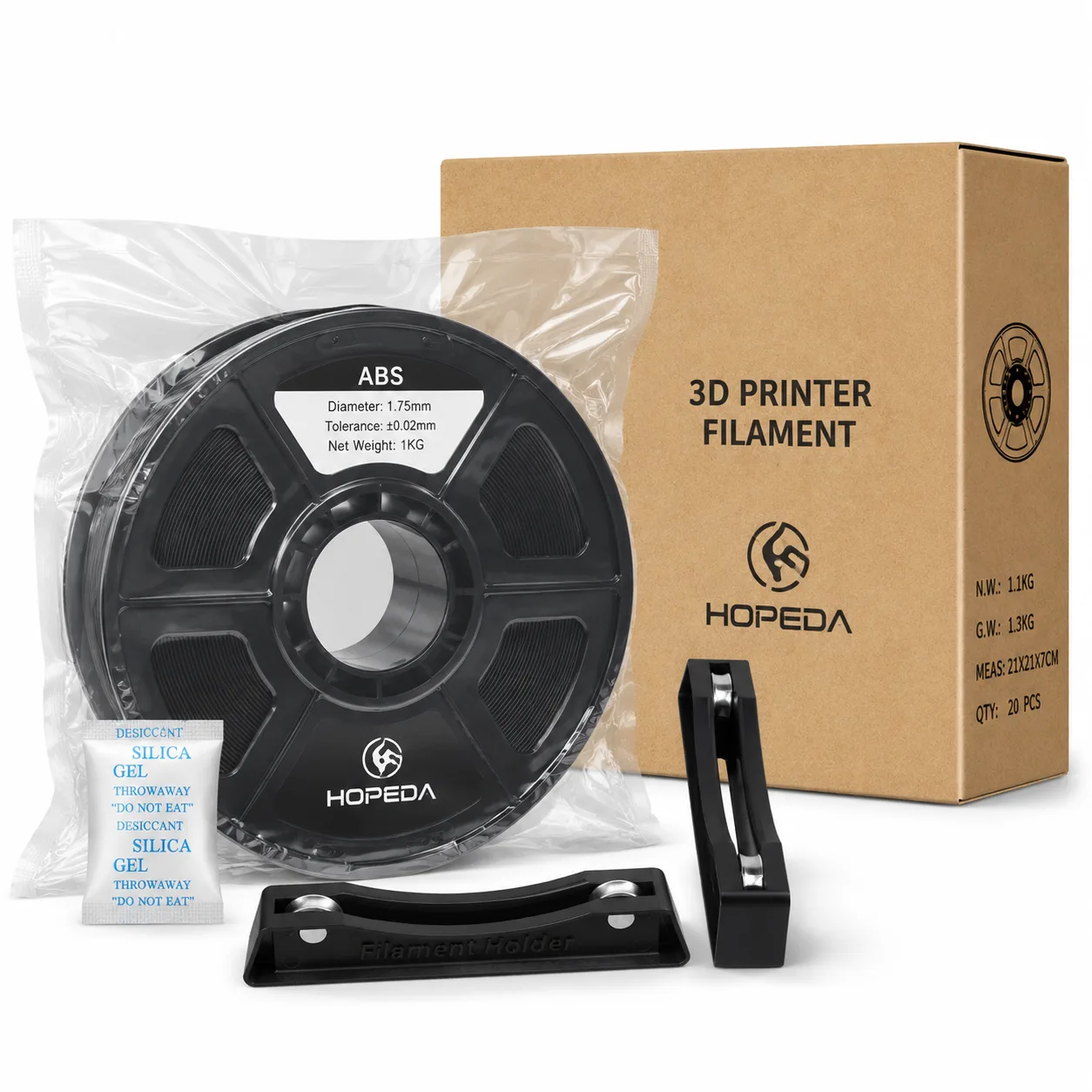 Value ABS Filament 1.75mm High Impact — Product Images