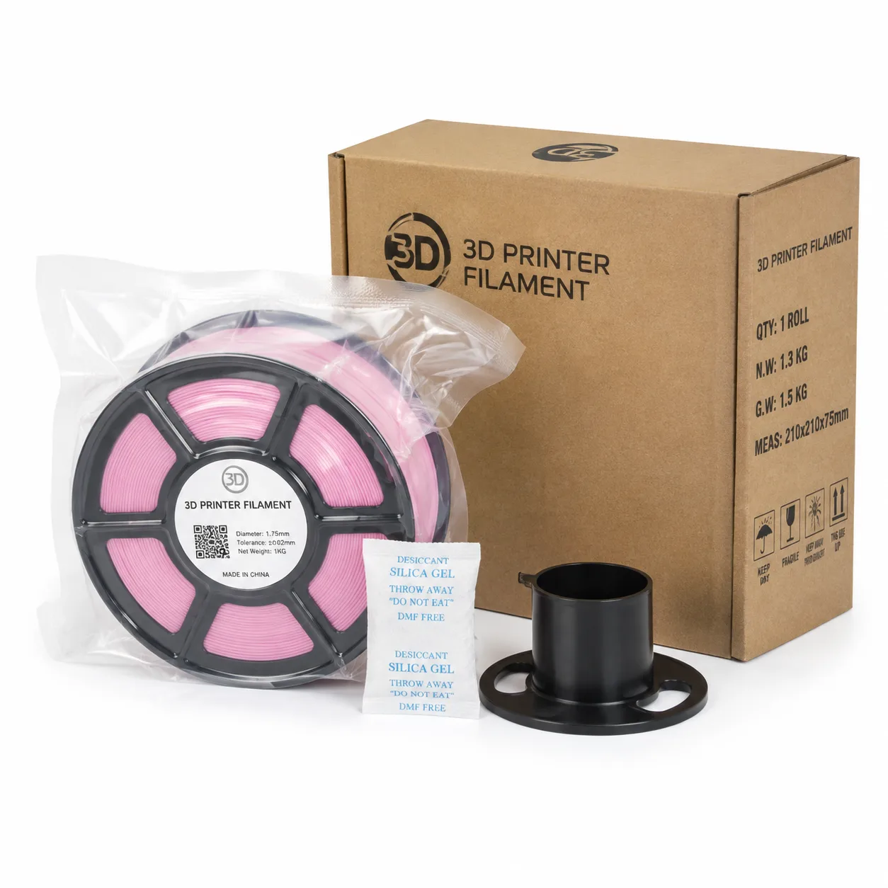 Wholesale Matte PLA Filament 1.75mm Anti-Glare Layer-Line Hiding 8 Colors Light Wood Skin Tone — Product Images