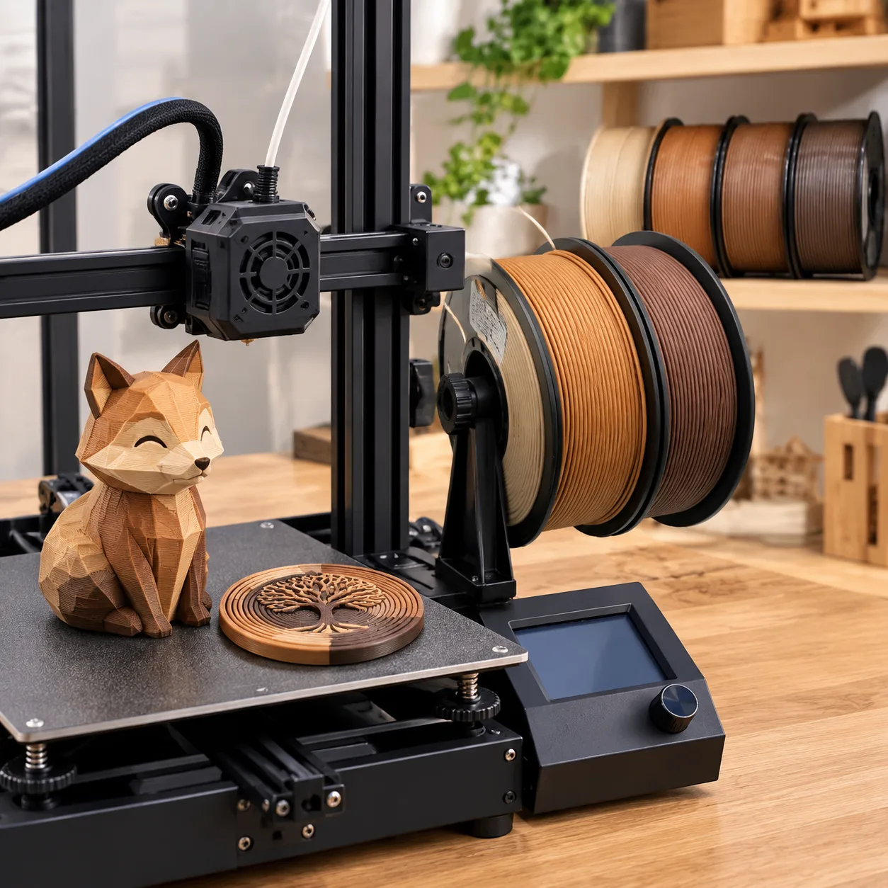 Factory Wholesale Wood PLA 1.75mm — Product Images