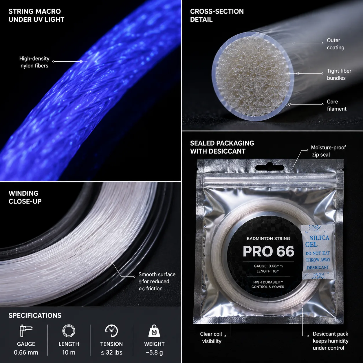 Glow-in-the-Dark PLA Filament 1.75mm, Rainbow Neon Glow — Close-up