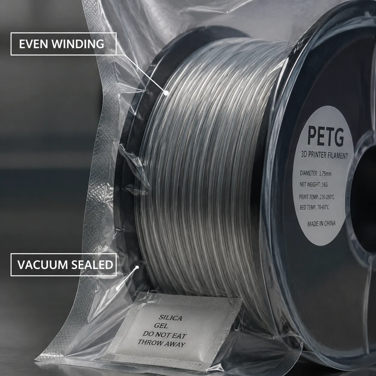 PETG Filament 1.75mm — Close-up